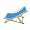 Branded Deck Chairs Blue